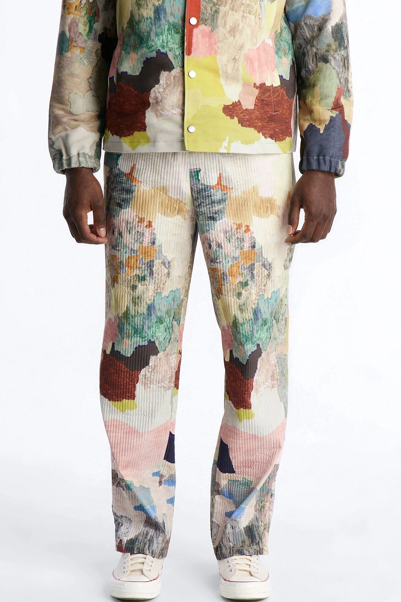 Straight Painters Room Printed Pant - Multi Color