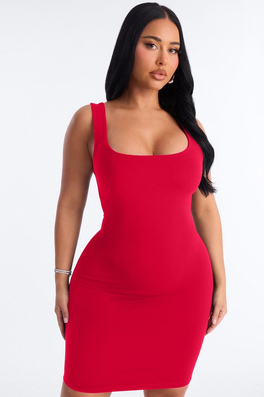 Zoey Double Lined Mini Dress - Navy