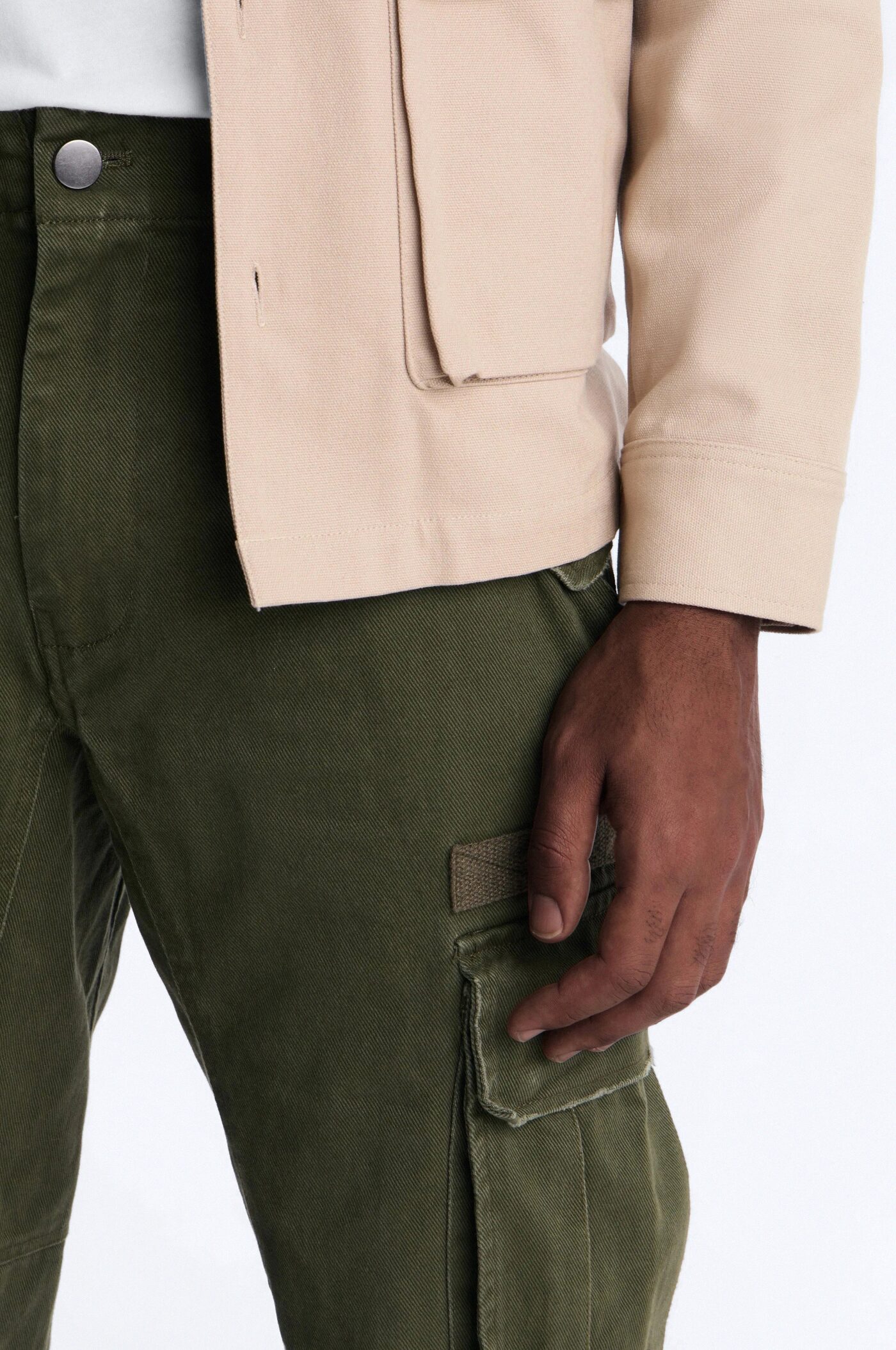 Straight Carter Point Utility Pant - Olive