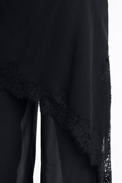 Gia Asymmetrical Lace Jumpsuit - Black