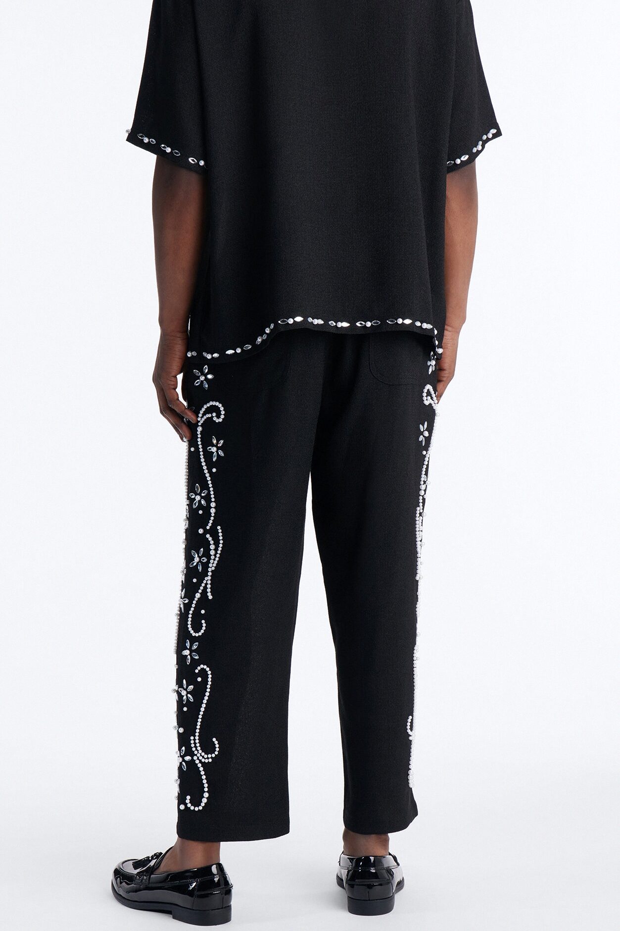 Straight Wanderlust Pearl Journey Pant - Black
