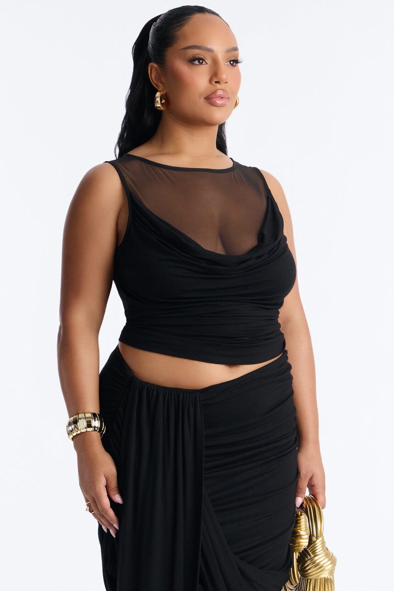 Effortless Edge Top - Black