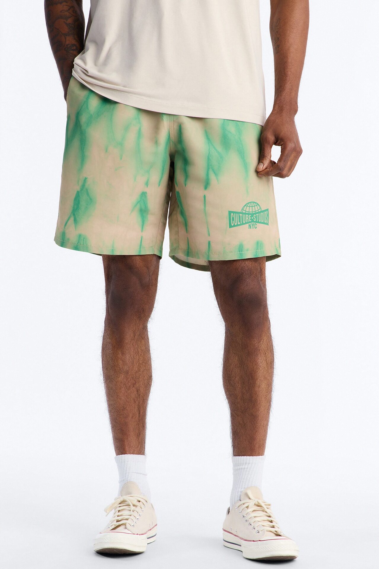 Relaxed Artificial View Short - Green
