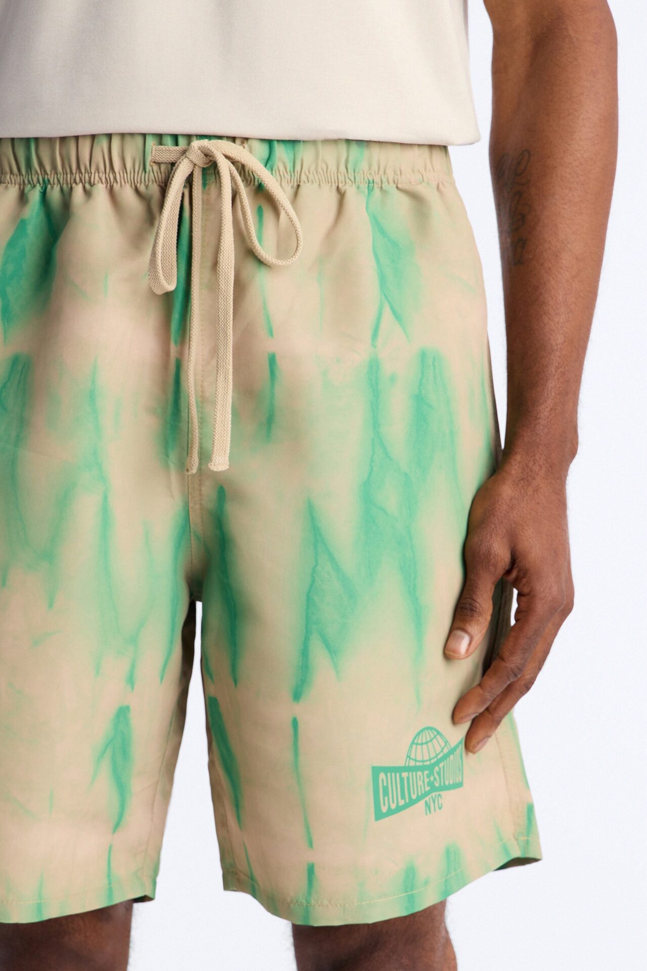 Relaxed Artificial View Short - Green
