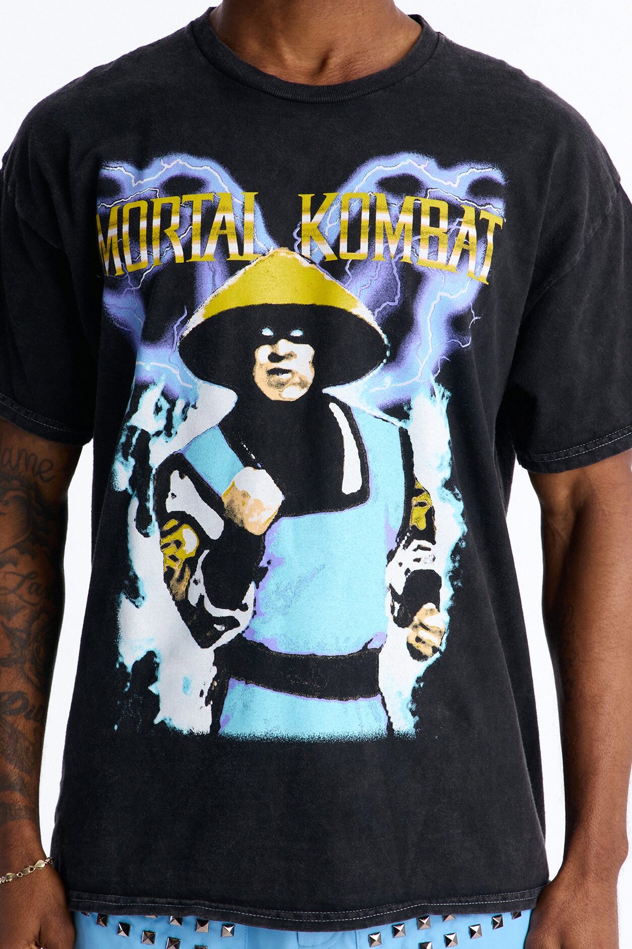 Heavenly Thunder Short Sleeve Tee - Black