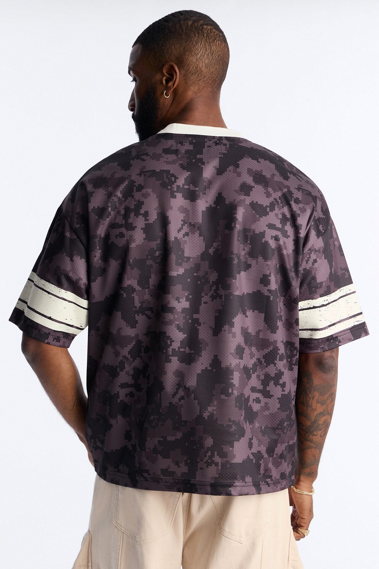 95 Short Sleeve Stripe Jersey - Black