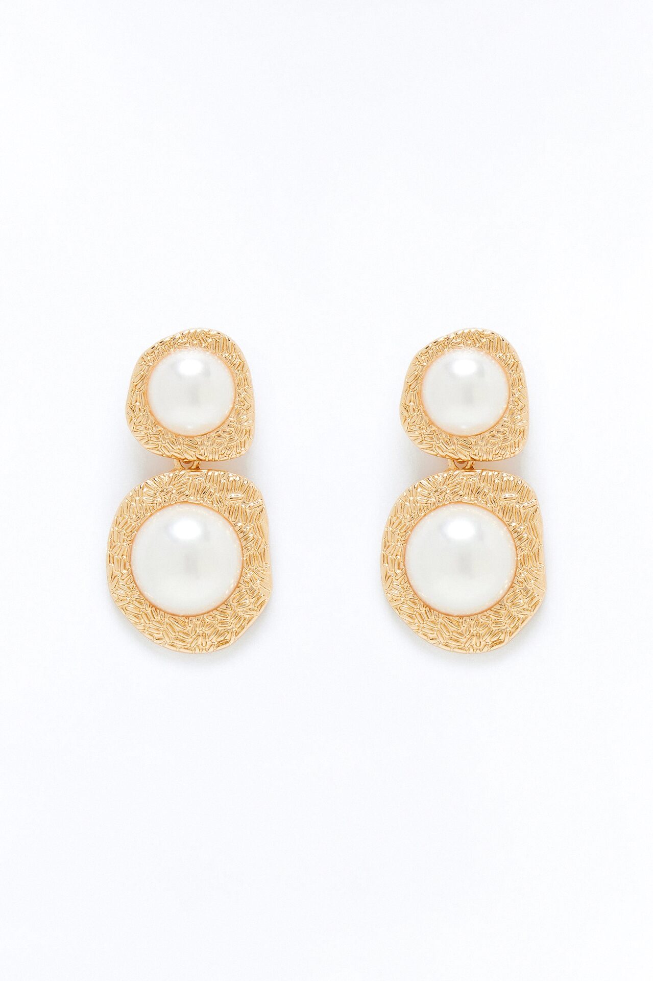Pearl Of Wisdom Drop Earrings - Gold/combo