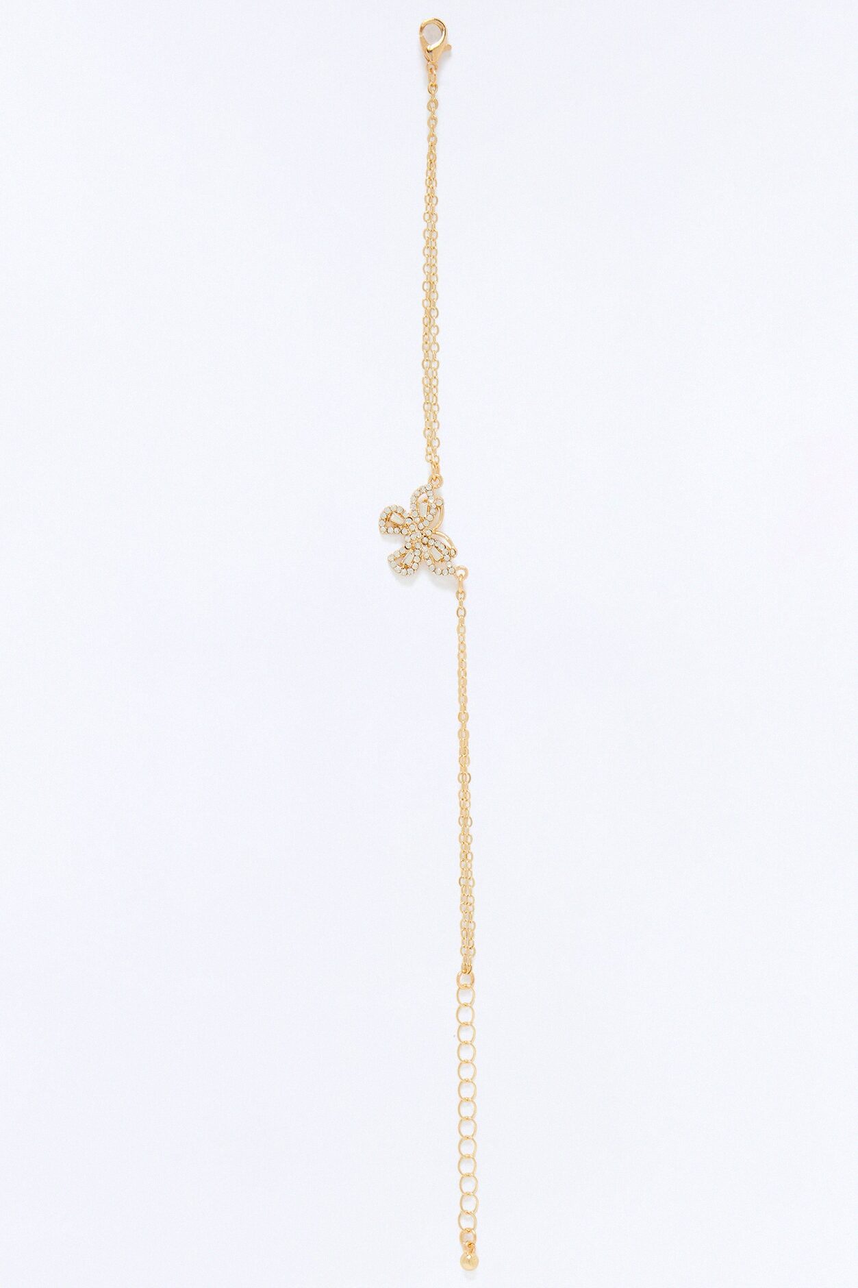 In Your Dreams Butterfly Anklet - Gold