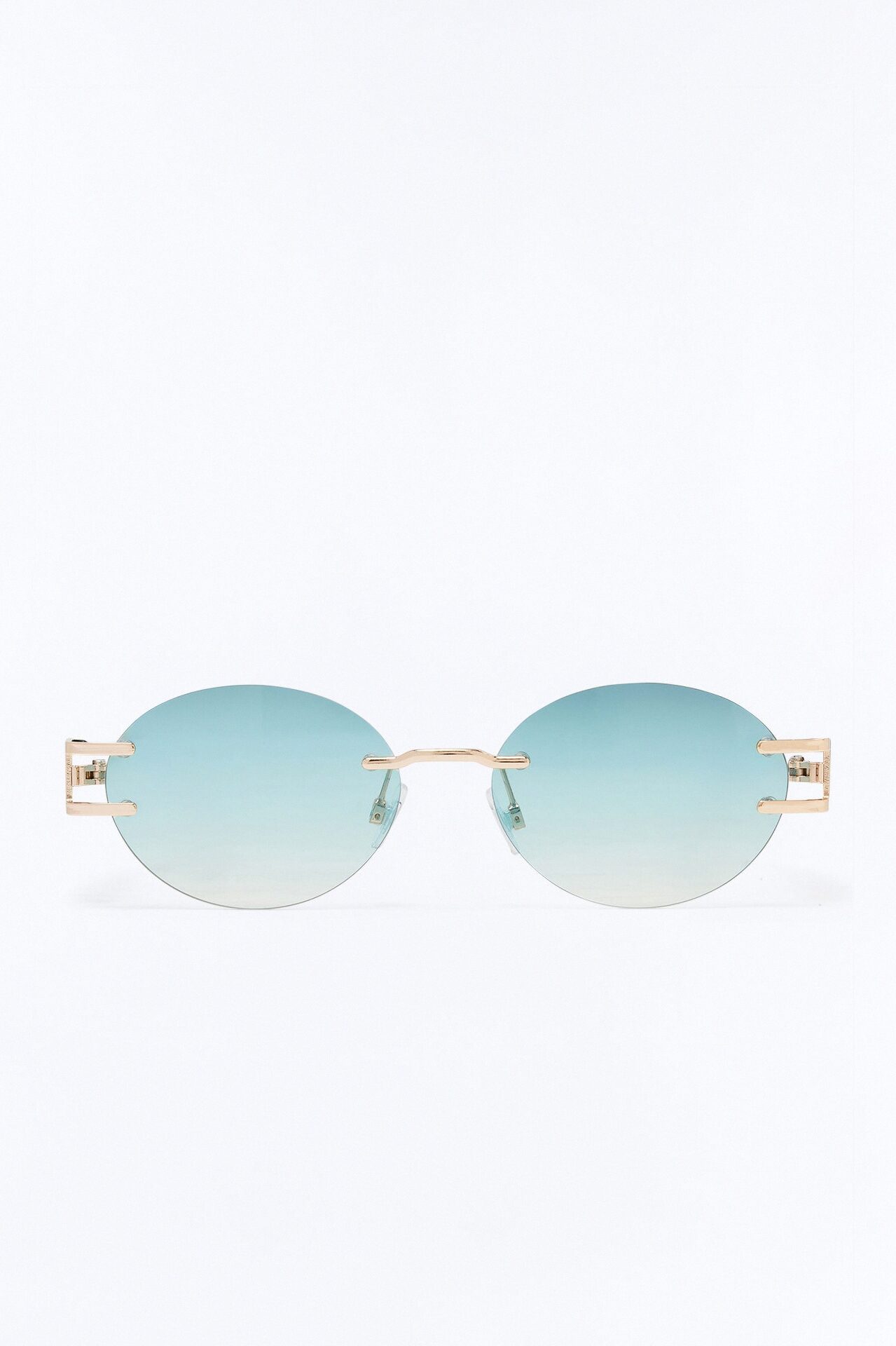 High Sky Round Sunglasses - Black/Blue