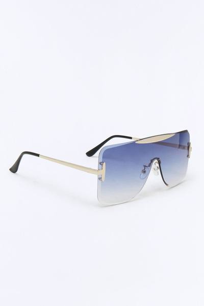 Deep Sky Rectangle Sunglasses - Black/combo