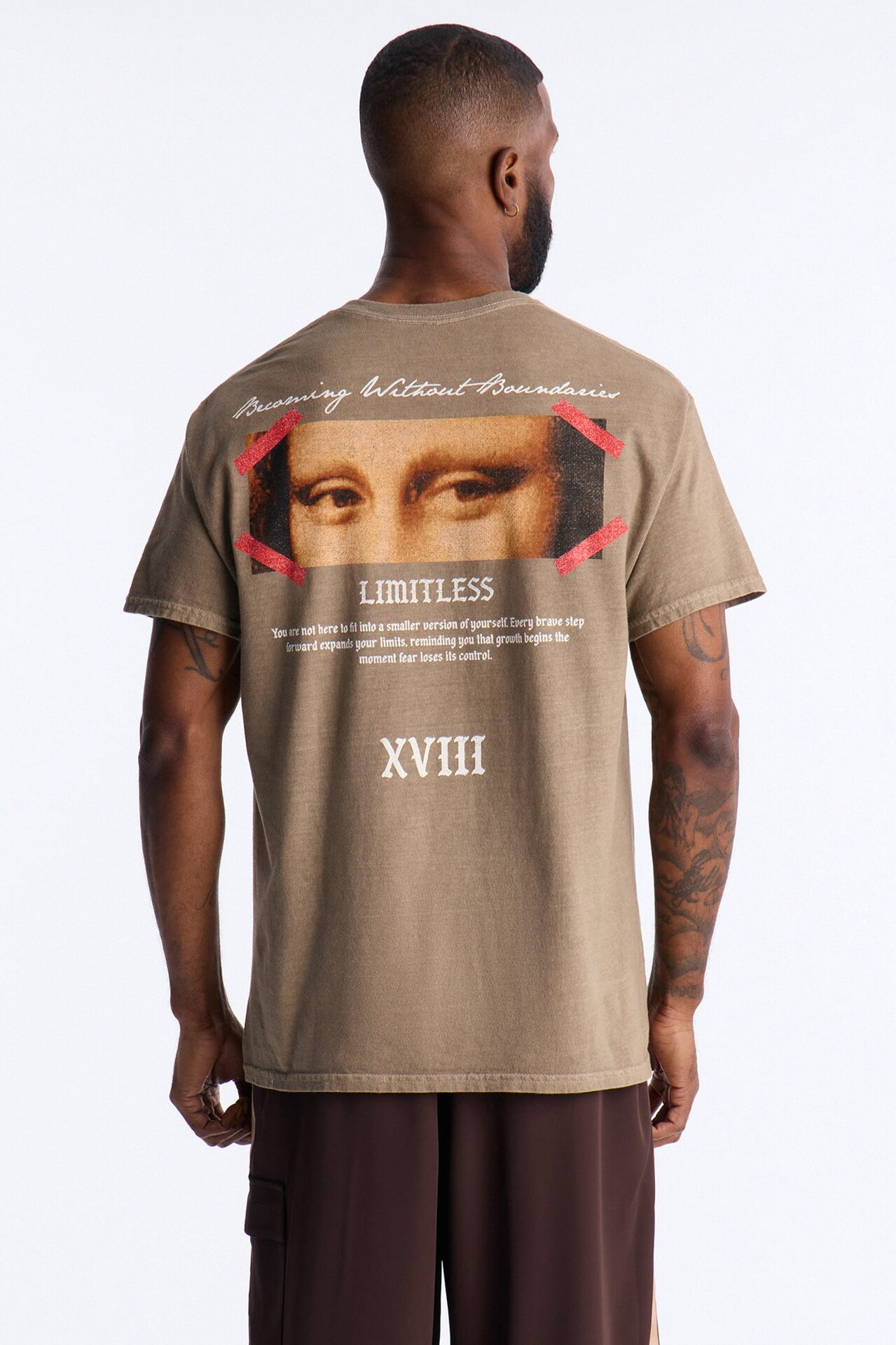 Limitless Art Short Sleeve Tee - Brown