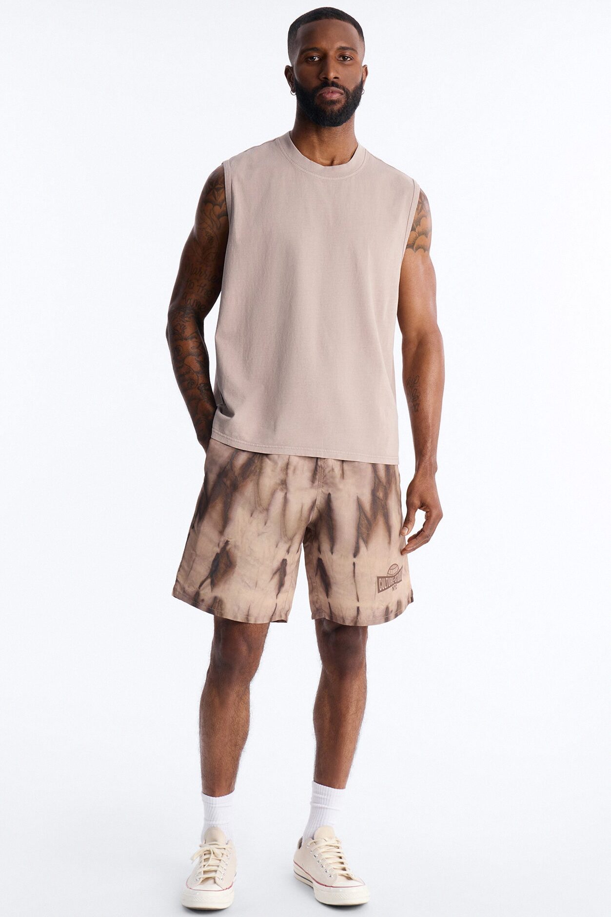 Relaxed Artificial View Short - Brown