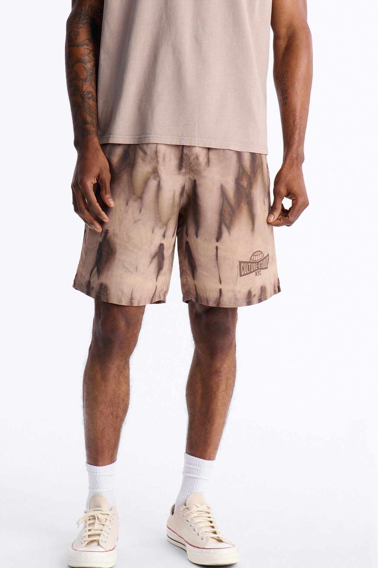 Relaxed Artificial View Short - Brown