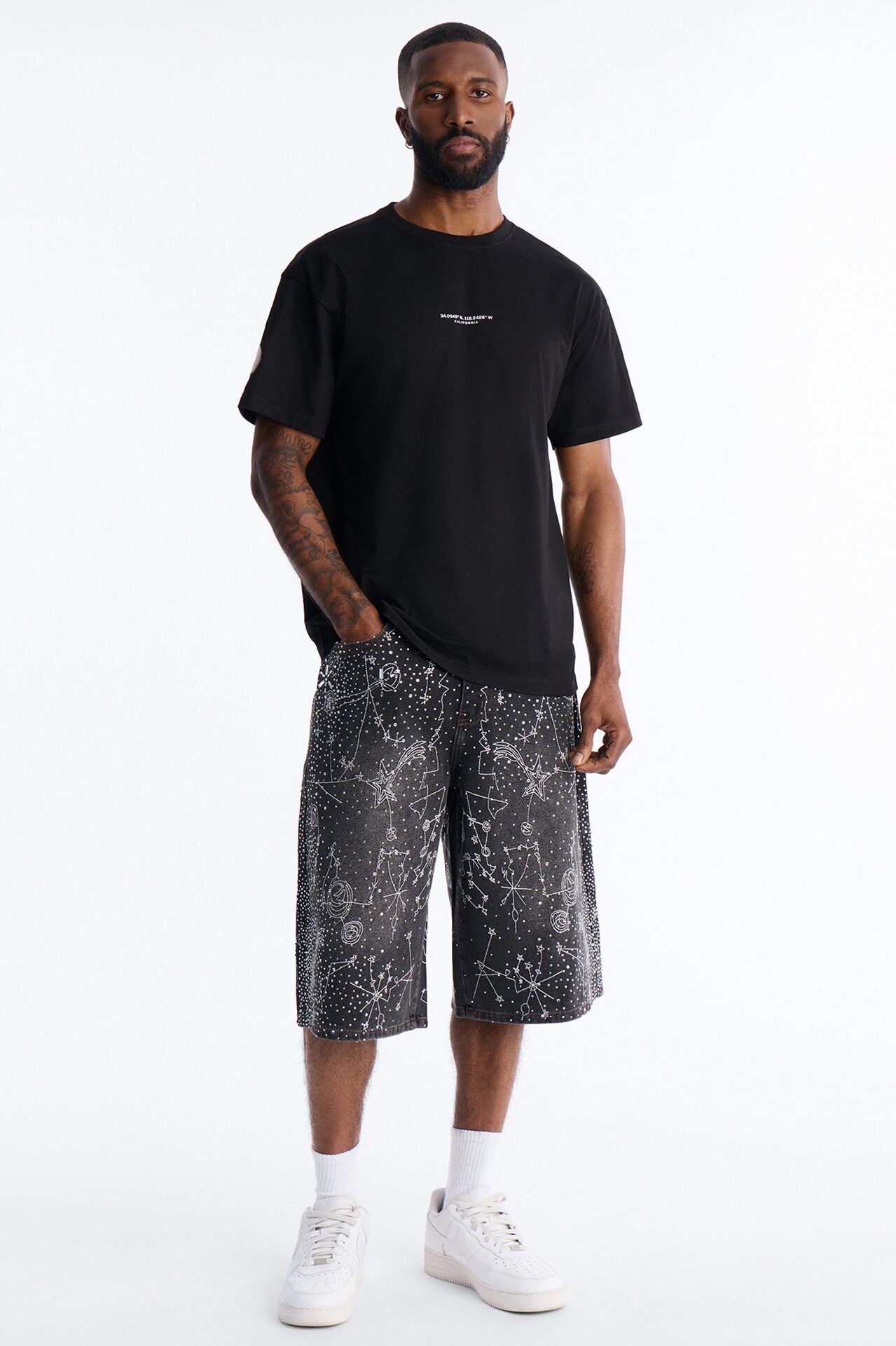 LA West Coast Short Sleeve Tee - Black