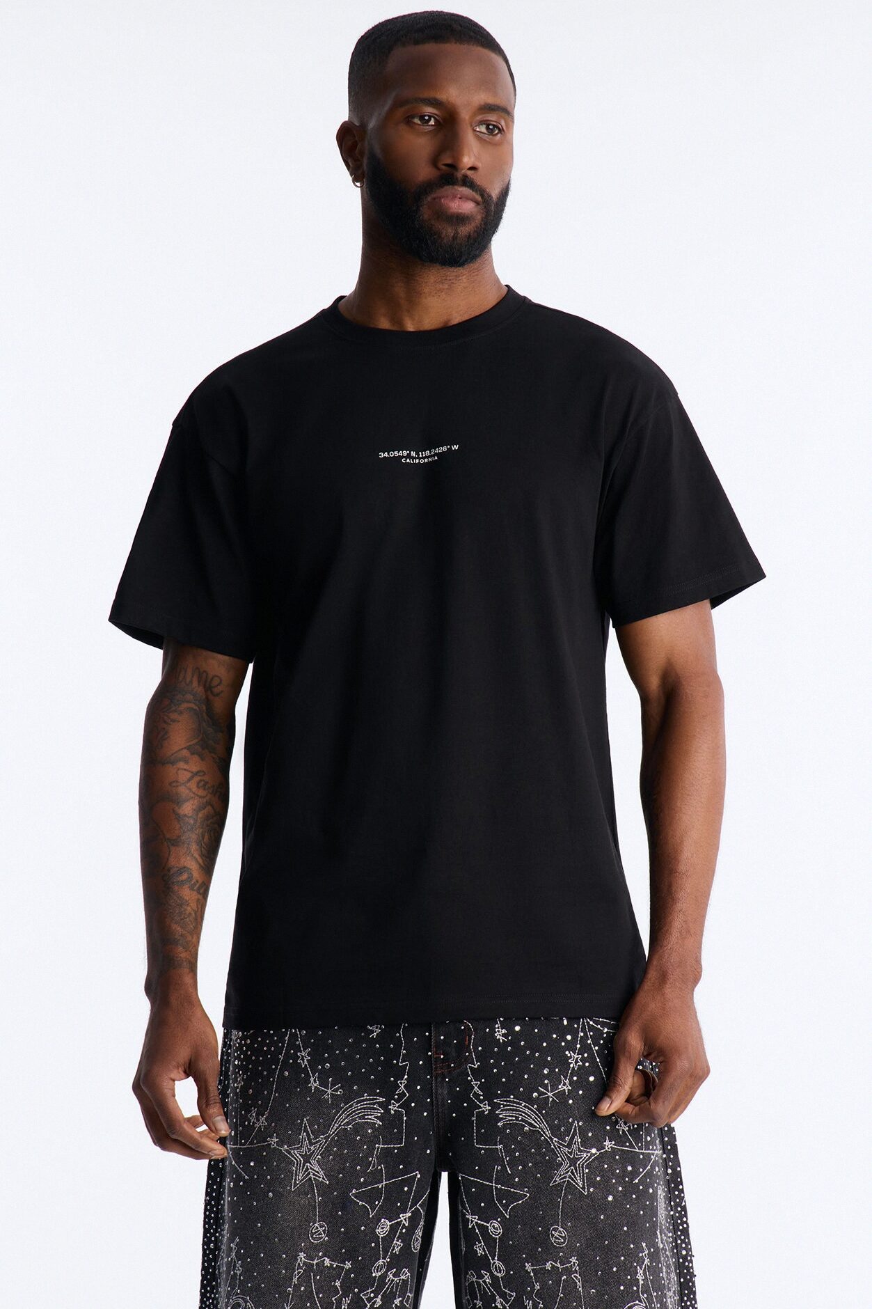 LA West Coast Short Sleeve Tee - Black