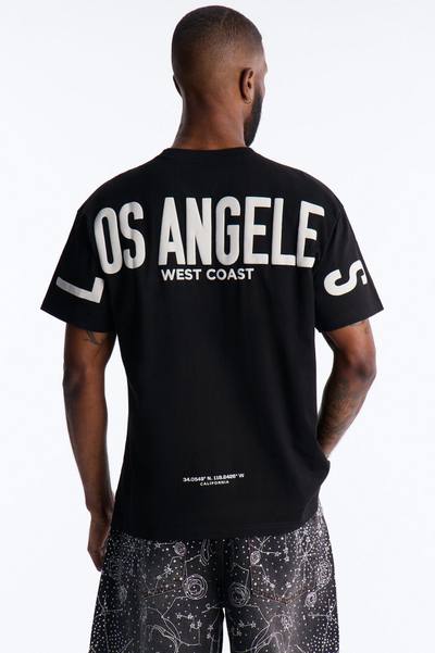 LA West Coast Short Sleeve Tee - Black