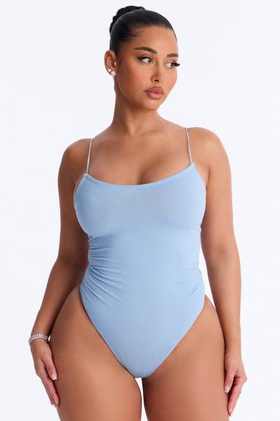 Just Like That Cami Bodysuit - Blue