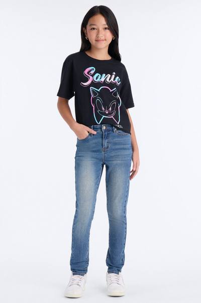 Mini She's Fire Stretch Skinny Jeans - Vintage Wash
