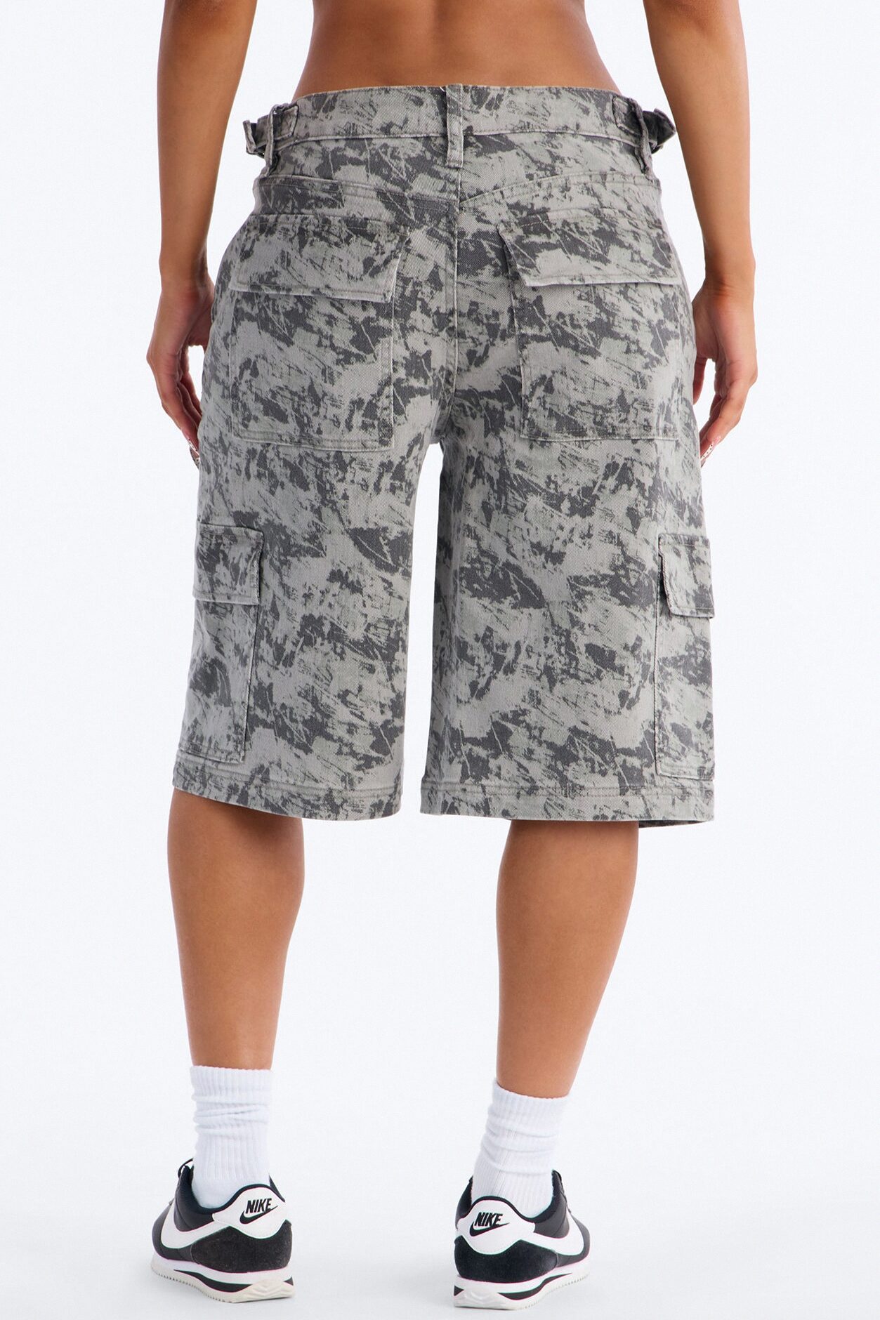 In Formation Camo Denim Jorts - Camouflage