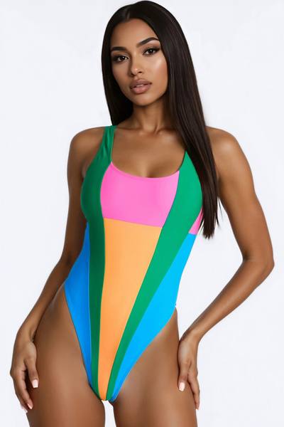 Manhattan Beach Moment 1 Piece Swimsuit - Multi Color