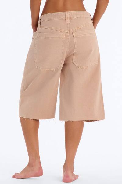 Monteverde Non Stretch Denim Jorts - Khaki