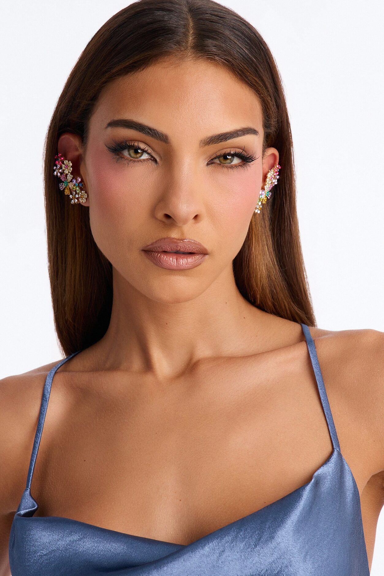 Bloom Shine Drop Earrings - Multi Color