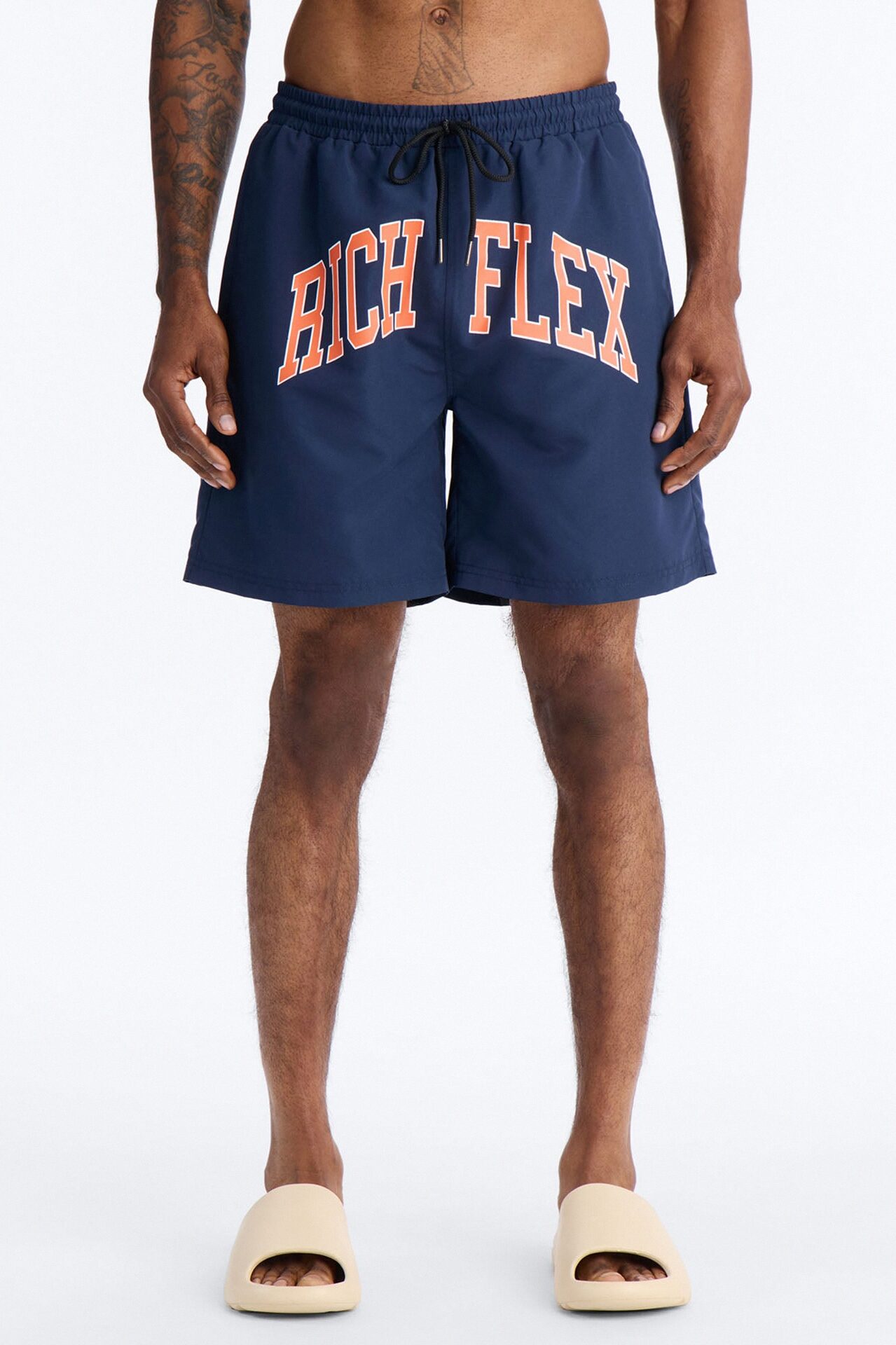 Rich Flex Swim Trunk 7″ - Navy