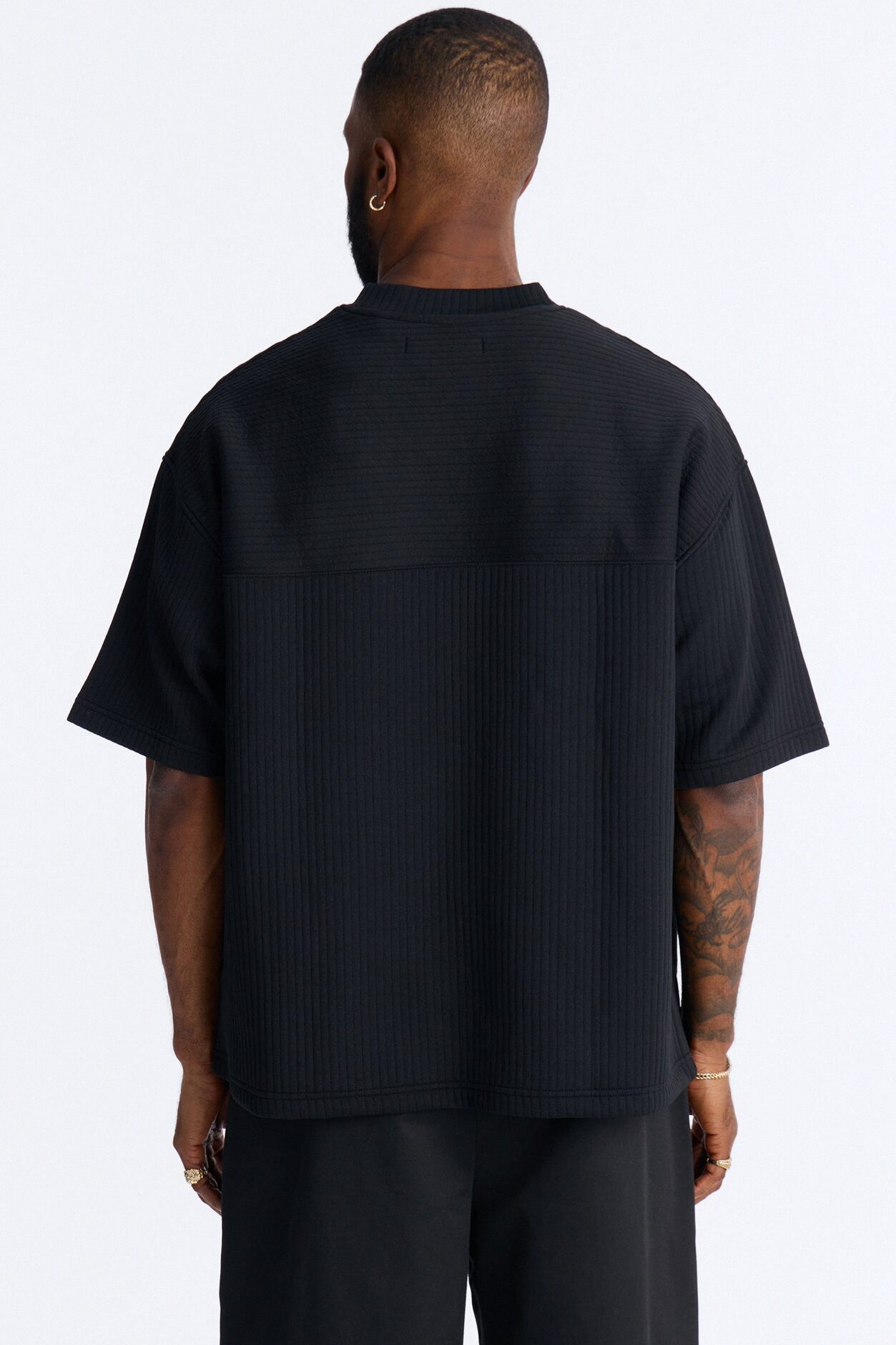 Double 0 Short Sleeve Jersey - Black