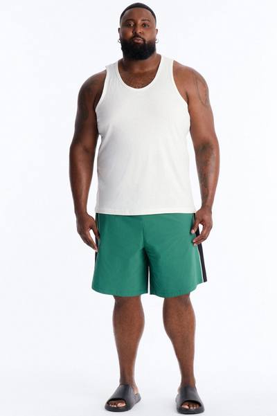 Everyday Stretch Paneled Boardshorts 9″ - Green