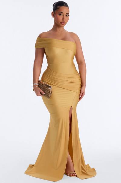 Save A Dance Maxi Dress - Gold