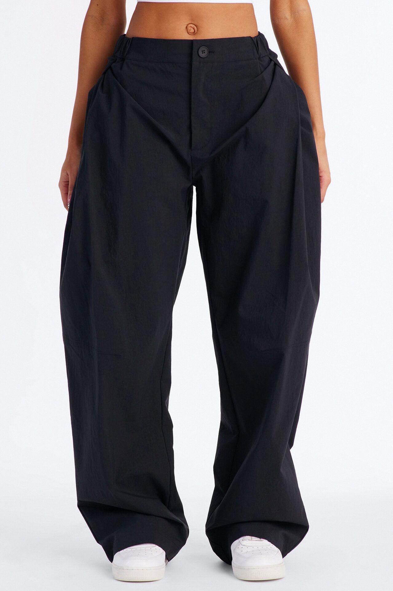 Slick Moves Only Windbreaker Barrel Pant 31″ - Black