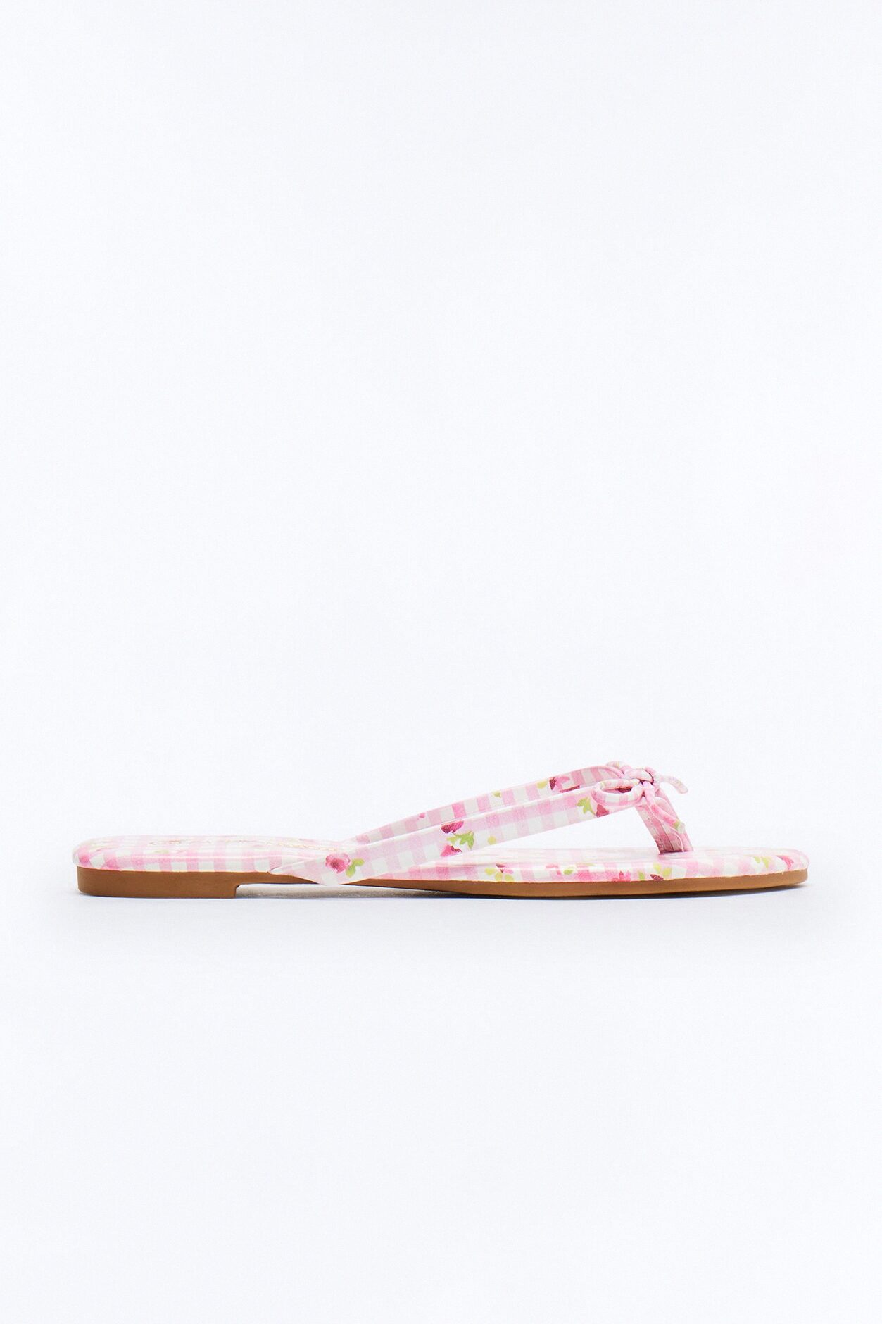 Taytay Bow Flip Flops - Pink/combo
