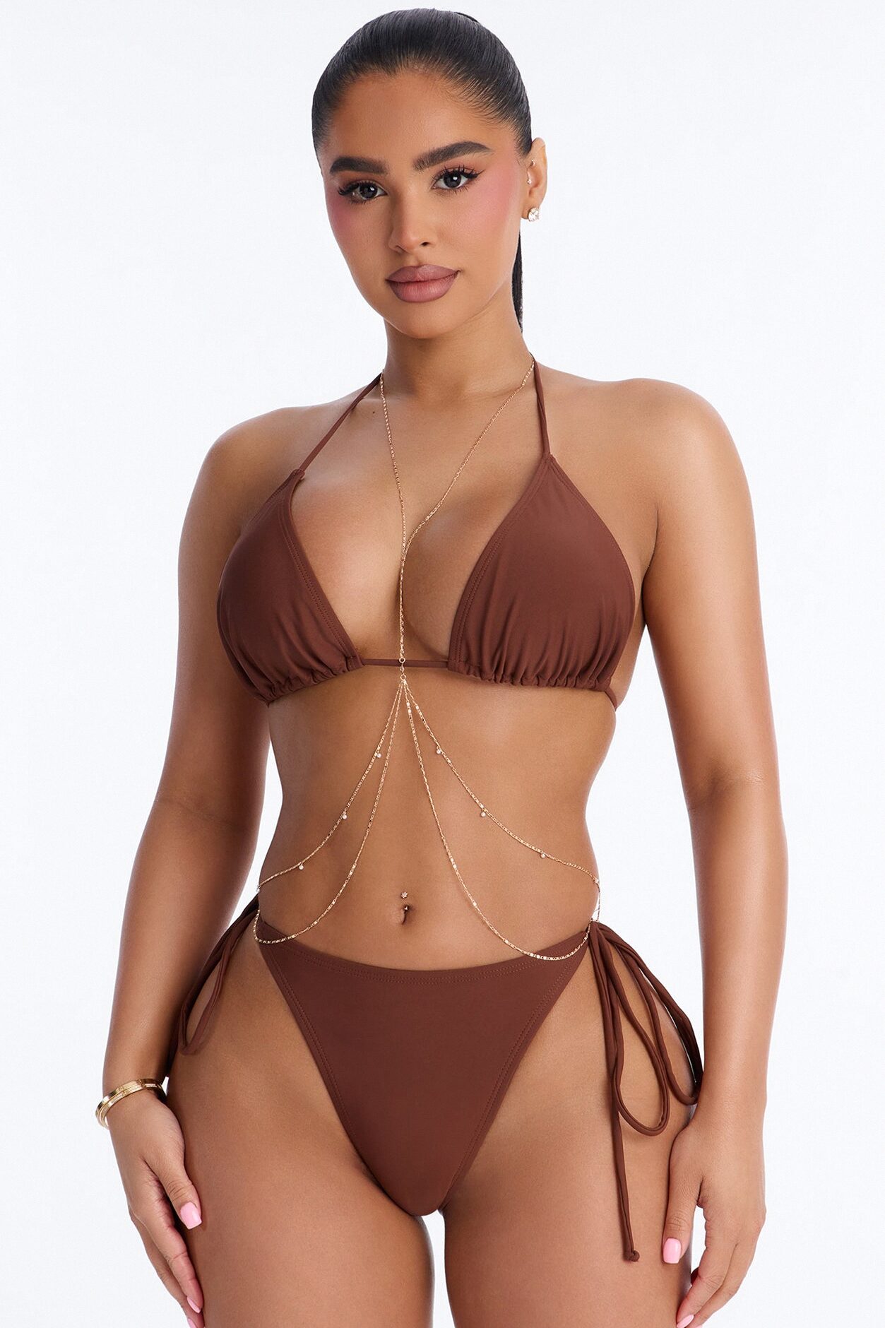 Freshwater Treasure Body Chain - Gold