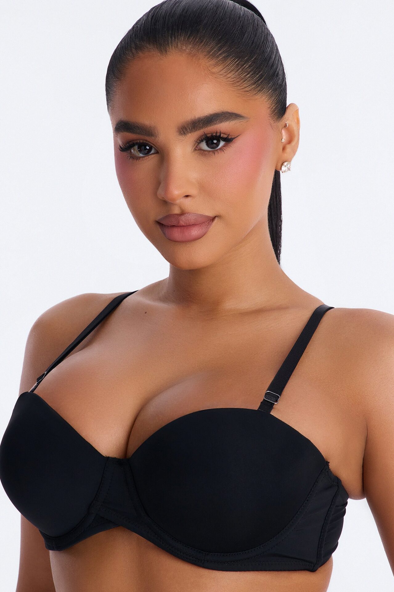 Bold Boost Multi Way Strapless Extreme Push Up Bra - Black