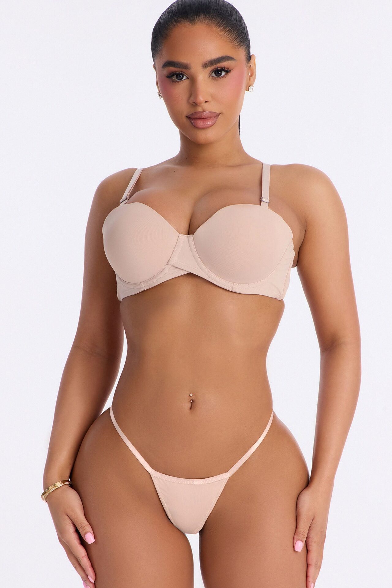 Bold Boost Multi Way Strapless Extreme Push Up Bra - Rose