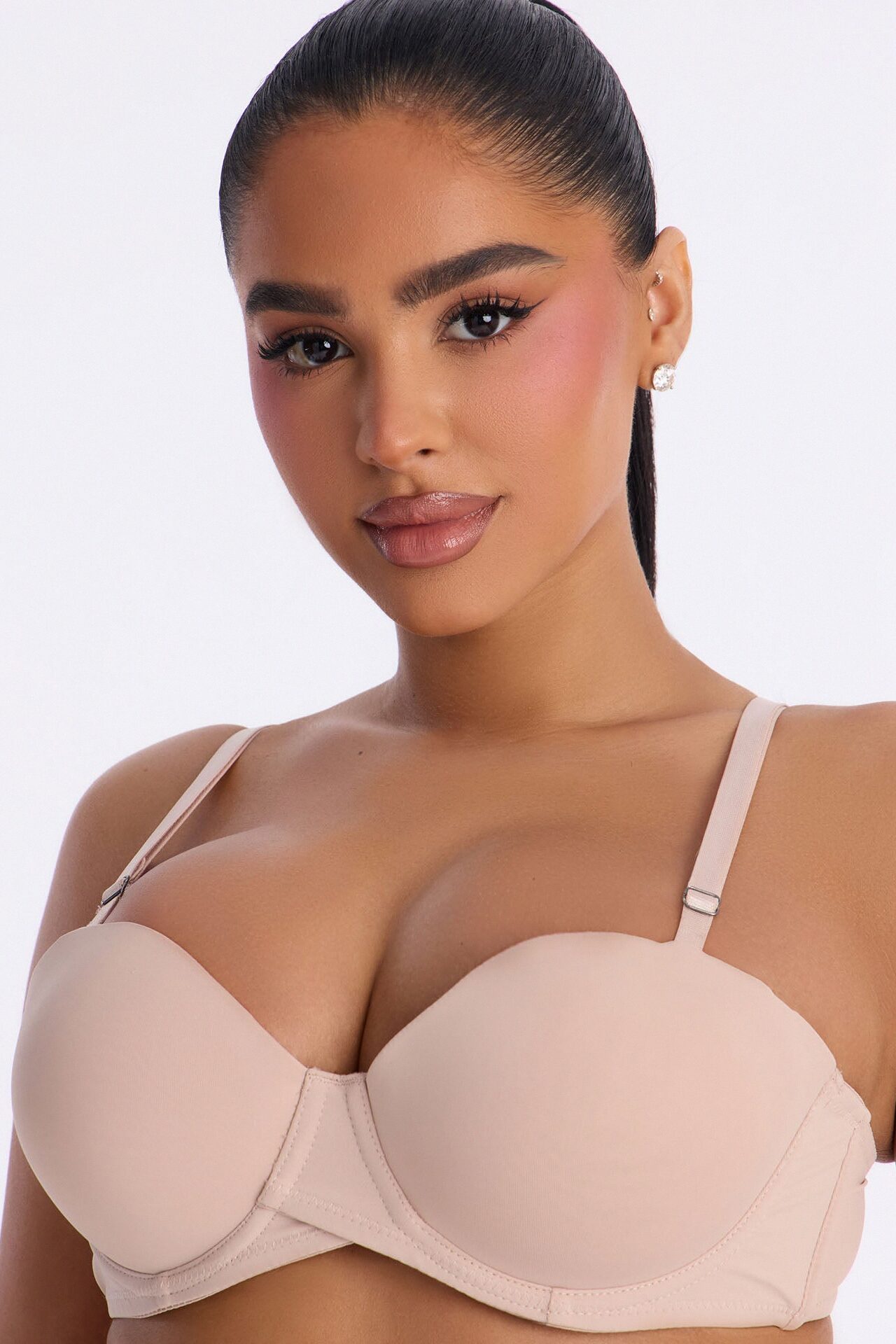 Bold Boost Multi Way Strapless Extreme Push Up Bra - Rose