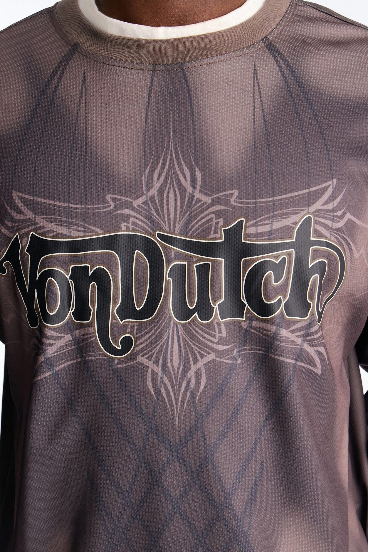 Von Dutch Ember Fade Jersey - Brown