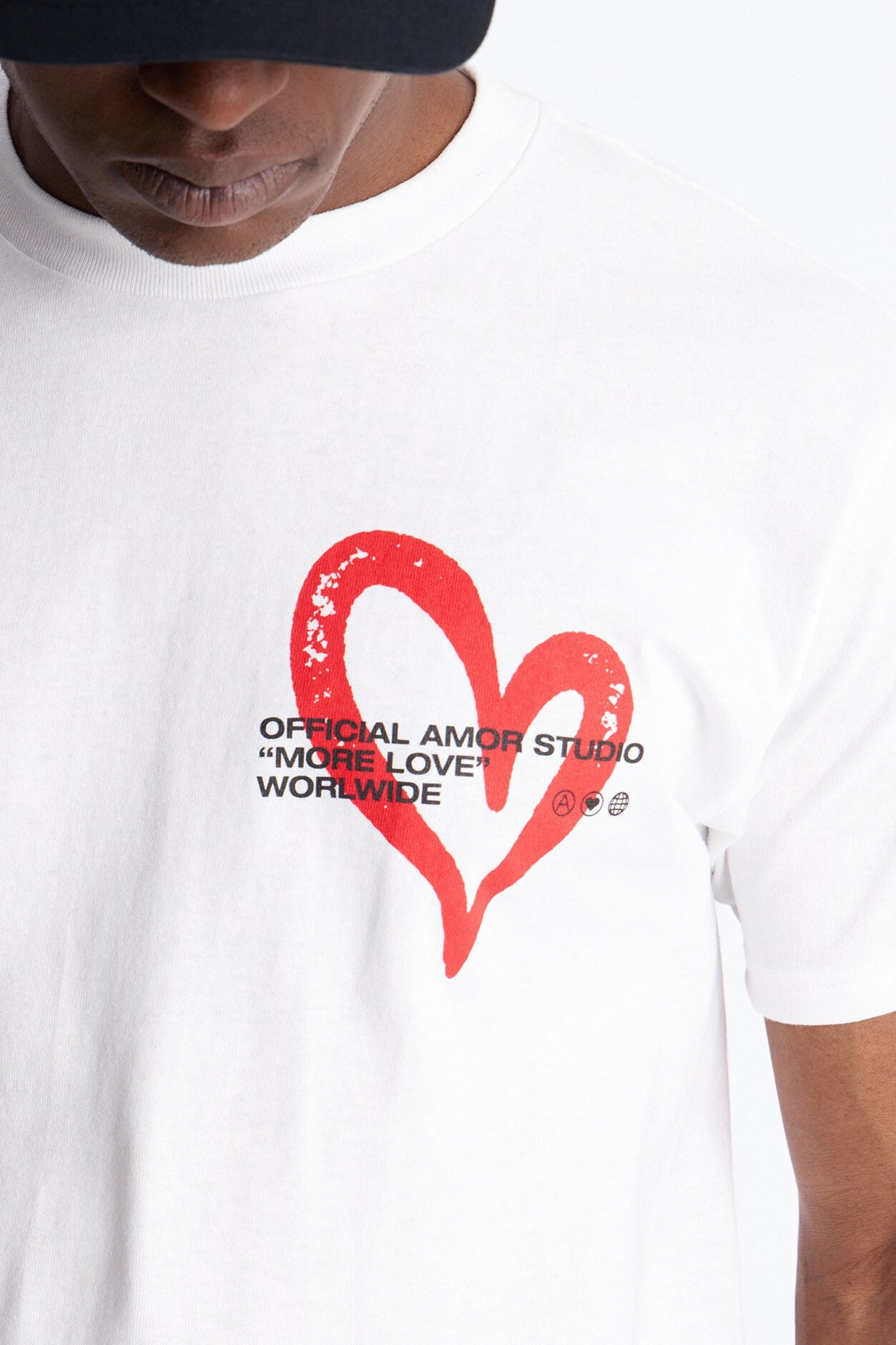 Amor Studio Short Sleeve Tee - White