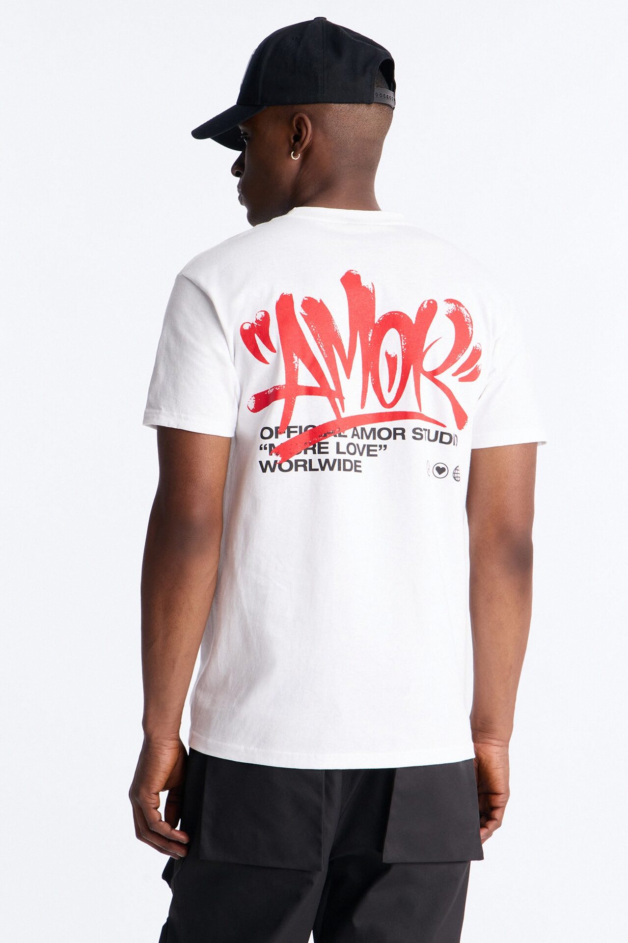 Amor Studio Short Sleeve Tee - White