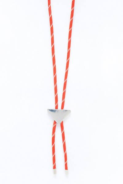 Fire Bungee Cord Necklace - Orange/combo