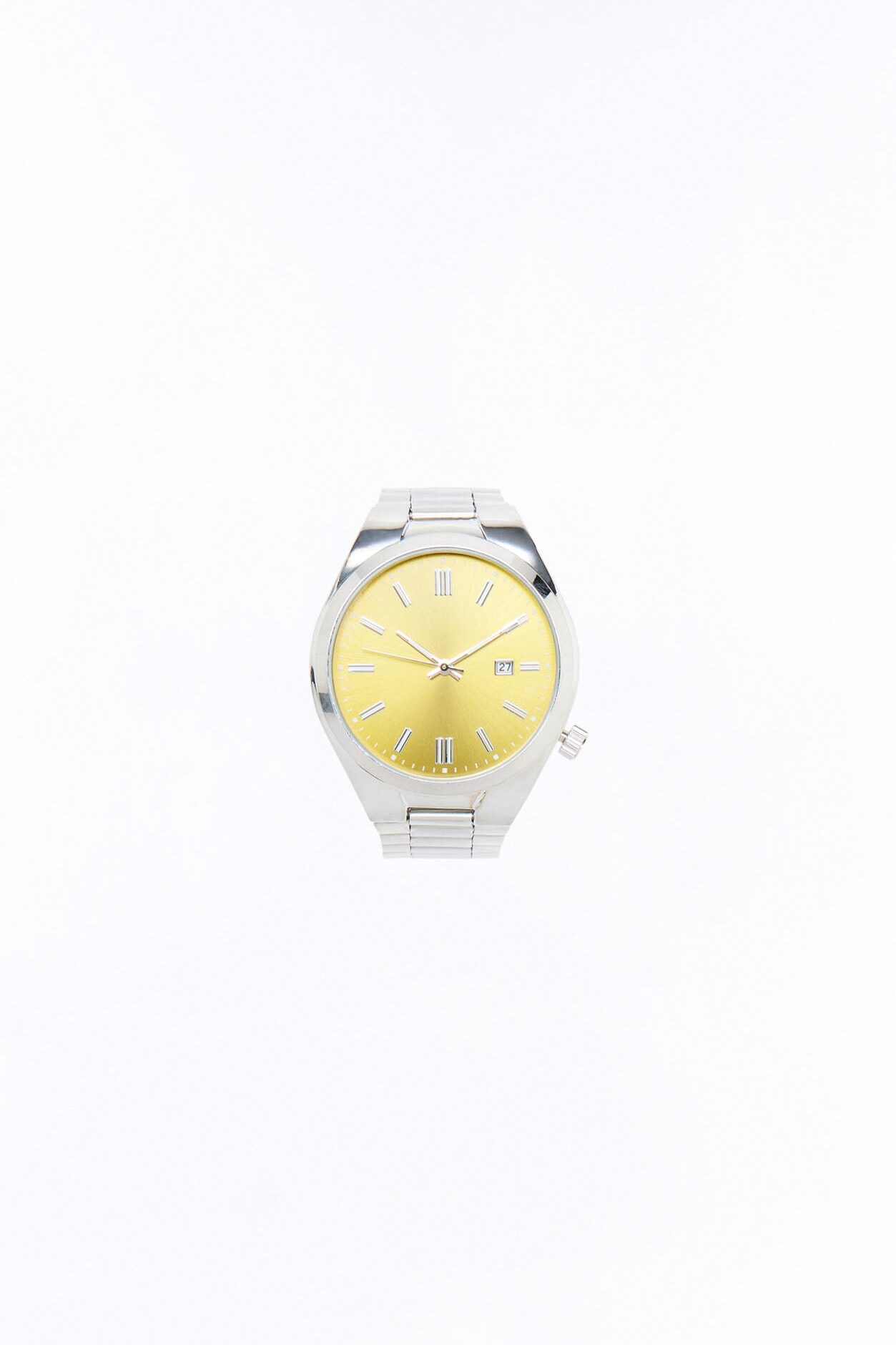 Shifting Dimensions Watch - Silver/Brown