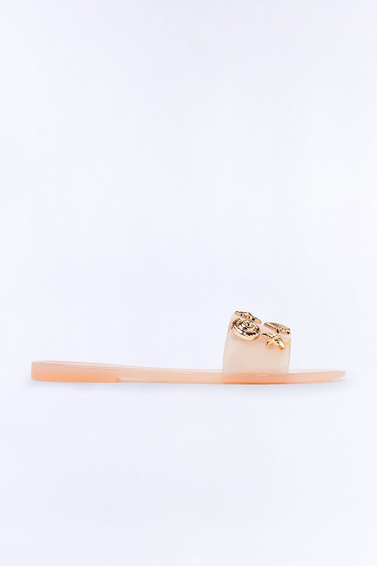 Jackie Shell Sandals - Champagne