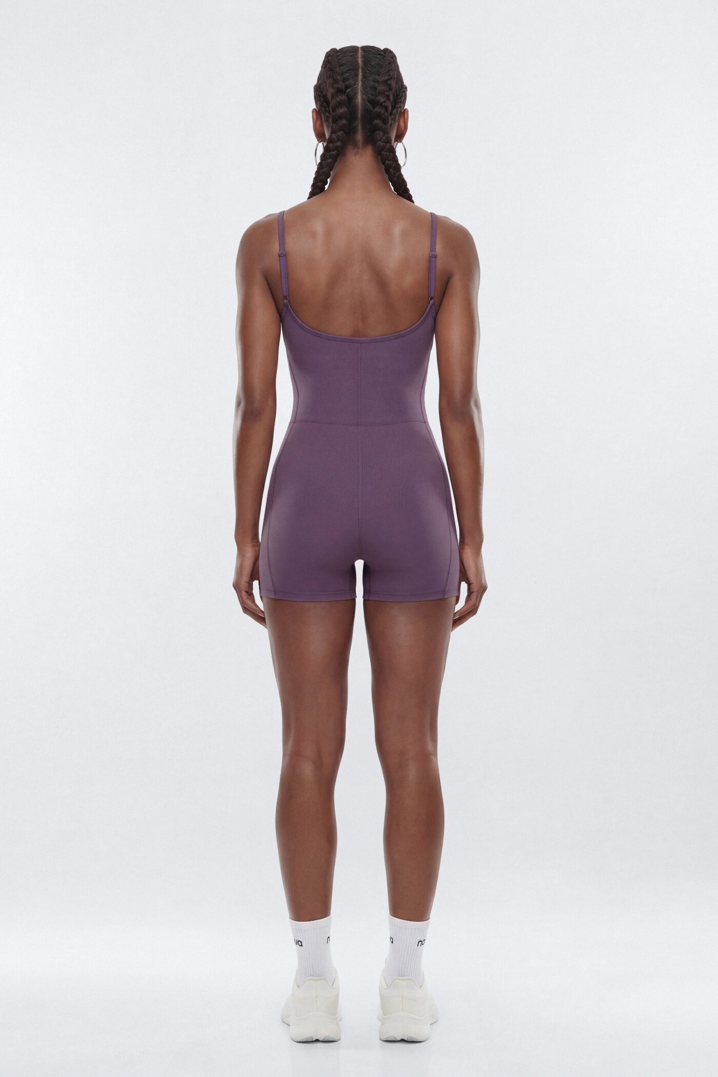 CloudForm™ 3″ Spaghetti Strap Romper - Iris