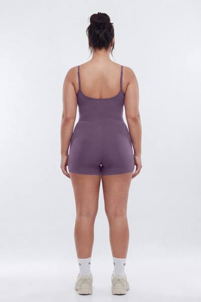 CloudForm™ 3″ Spaghetti Strap Romper - Iris