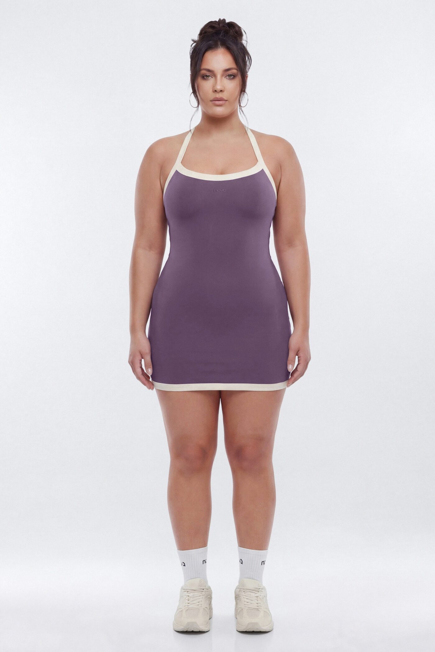 CloudForm™ Halter 2-in-1 Sports Dress - Iris