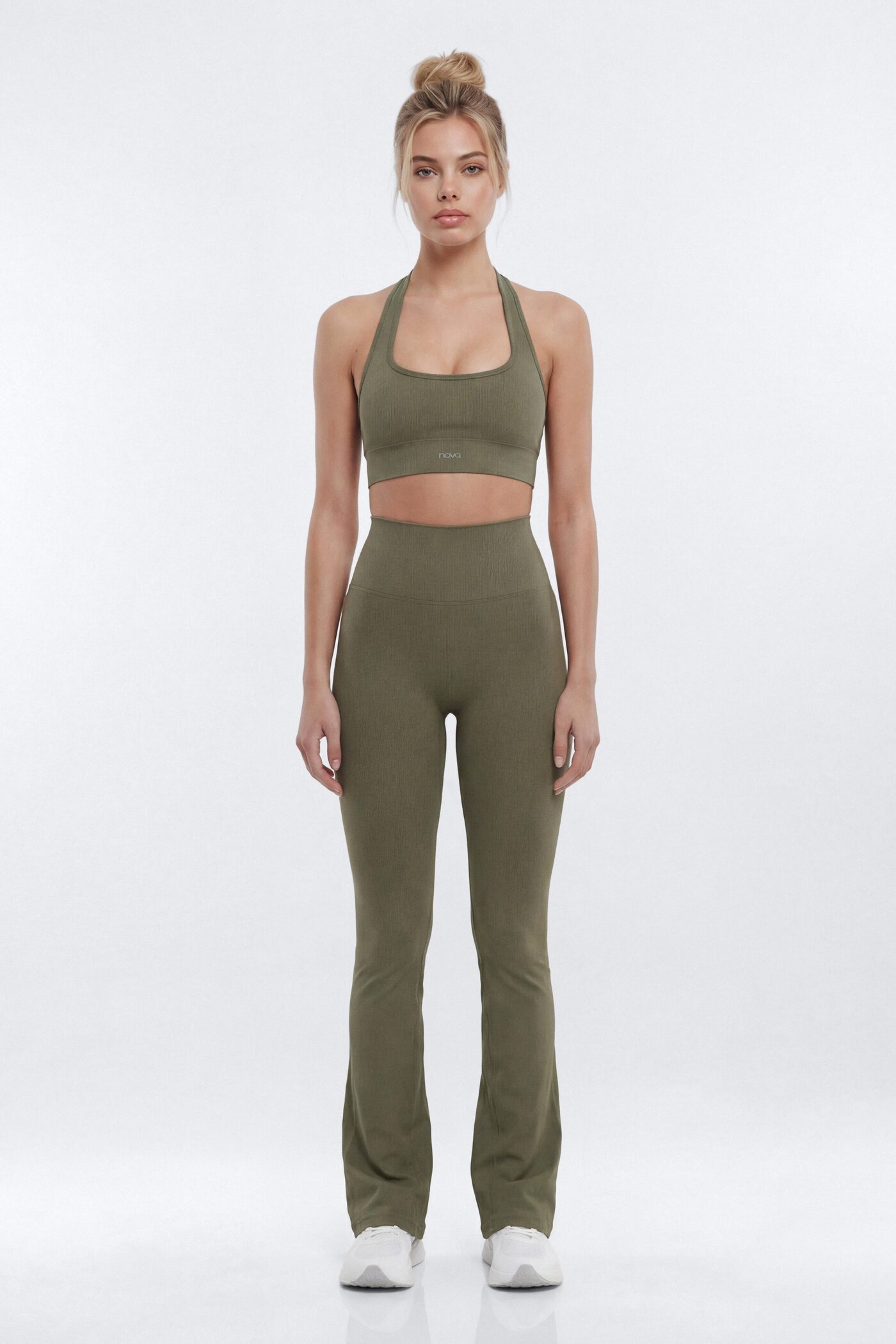 SeamlessLift™ 32″ High Rise Flare Legging - Moss