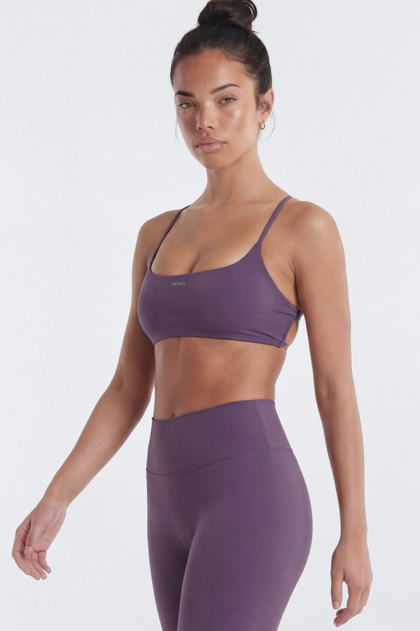 CloudForm™ Strappy Back Sports Bra - Iris
