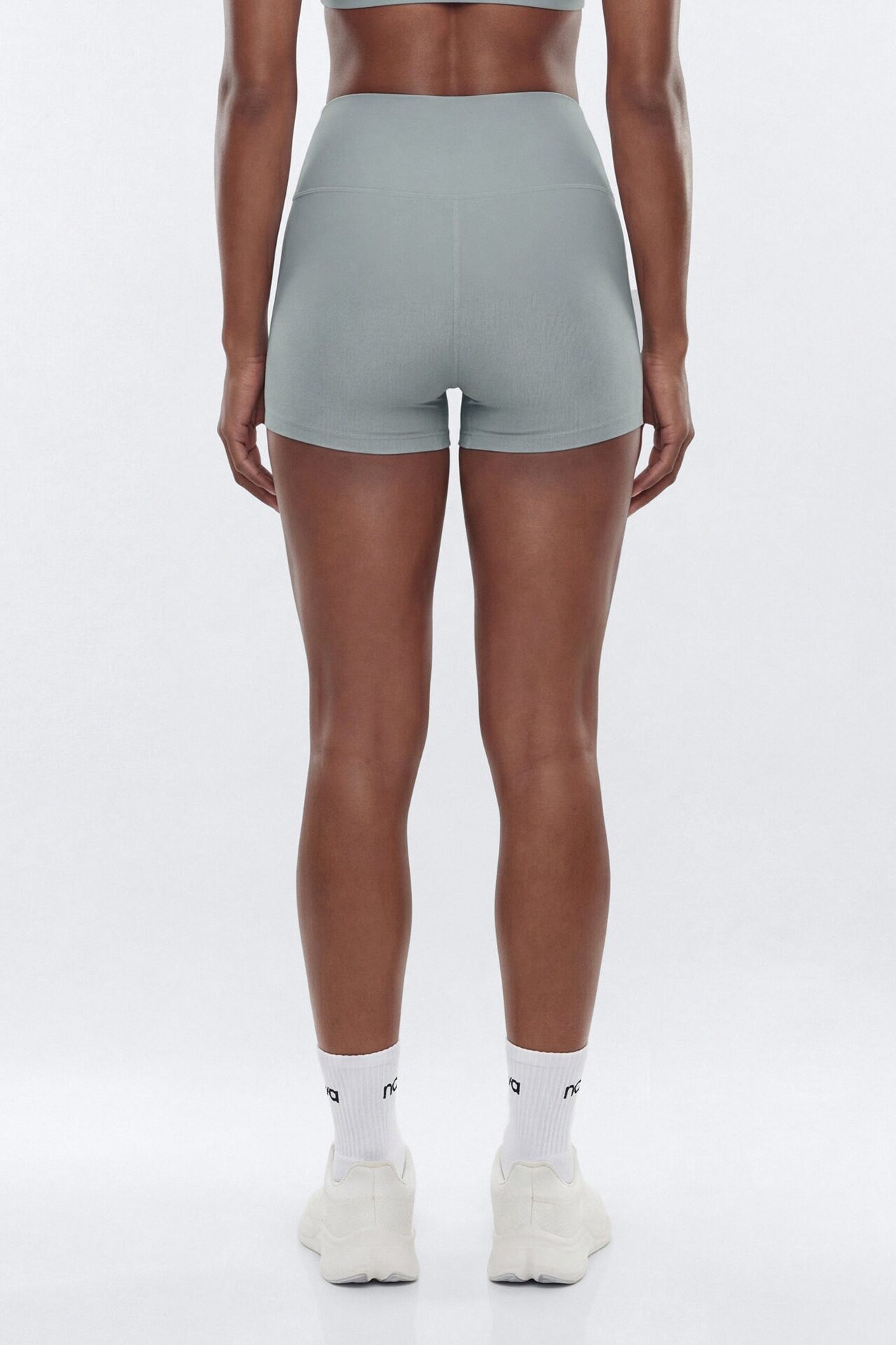 AirSculpt™ 3″ Mid Rise Biker Short - Steel