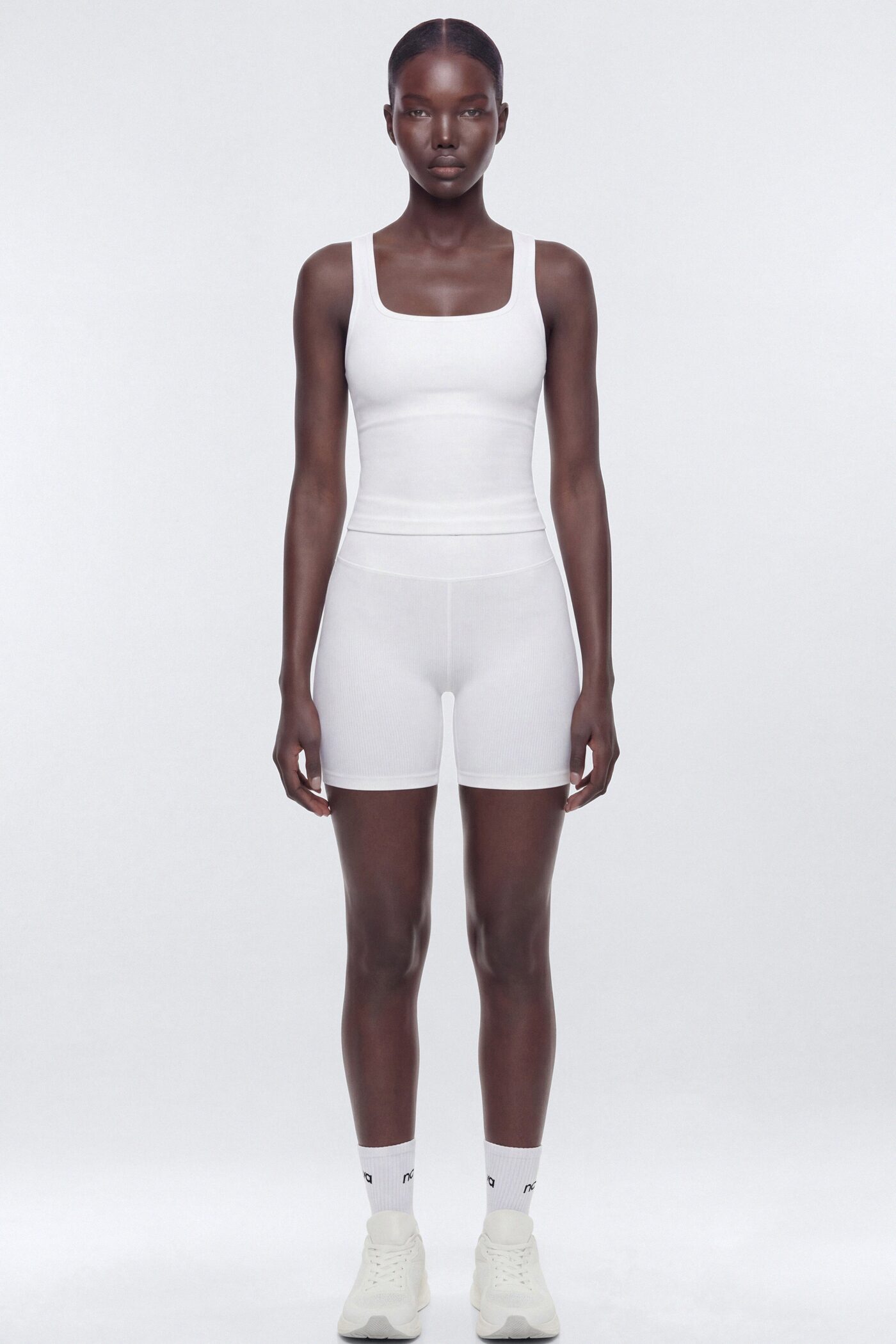 SeamlessLift™ 5″ High Rise Biker Short - Bright White