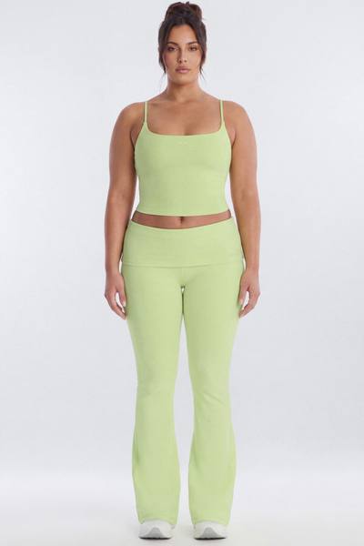 ButterSoft 33″ Low Rise Foldover Flare Legging - Pistachio
